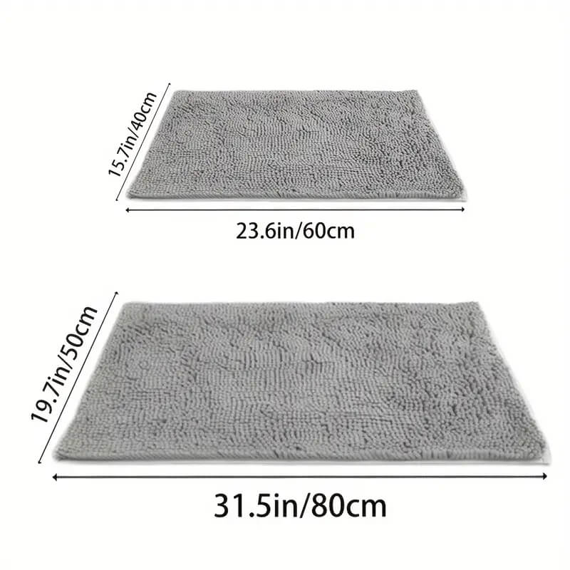 Dog Door Mat For Muddy Paws Absorbs Moisture And Dirt Absorbent