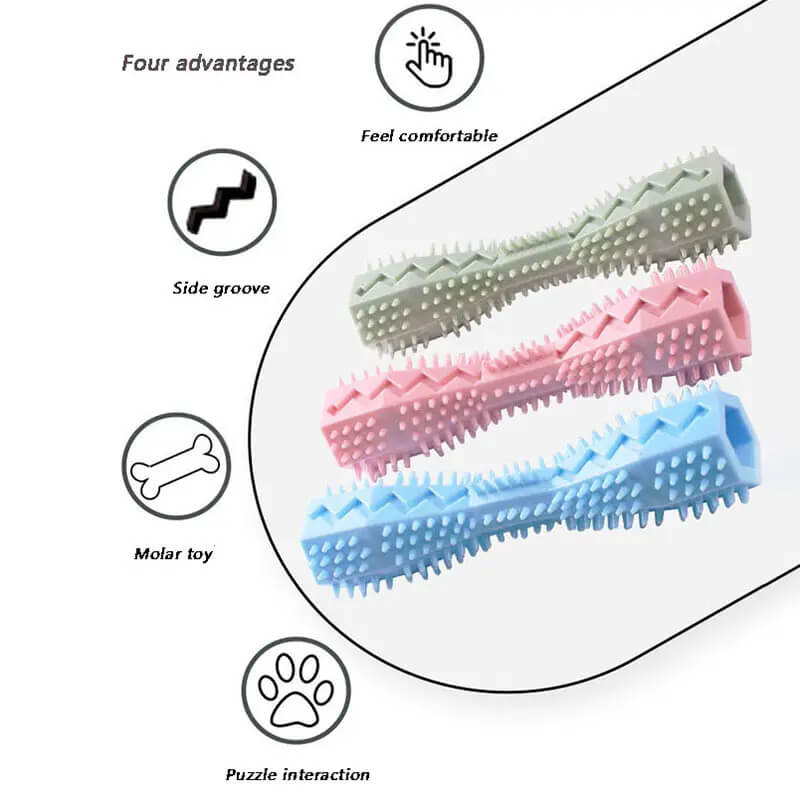 Durable Dog Toothbrush Chew Stick