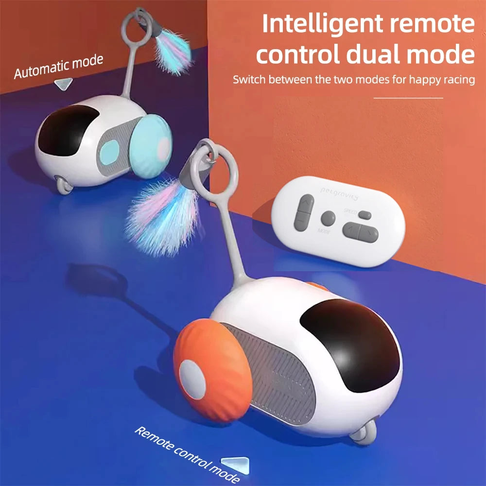 Smart Remote Control Automatic Moving  Car Cat Toy