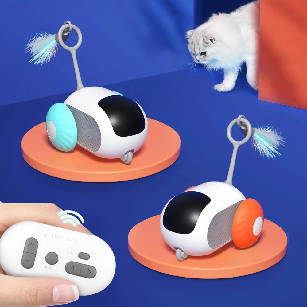 Smart Remote Control Automatic Moving Car Cat Toy