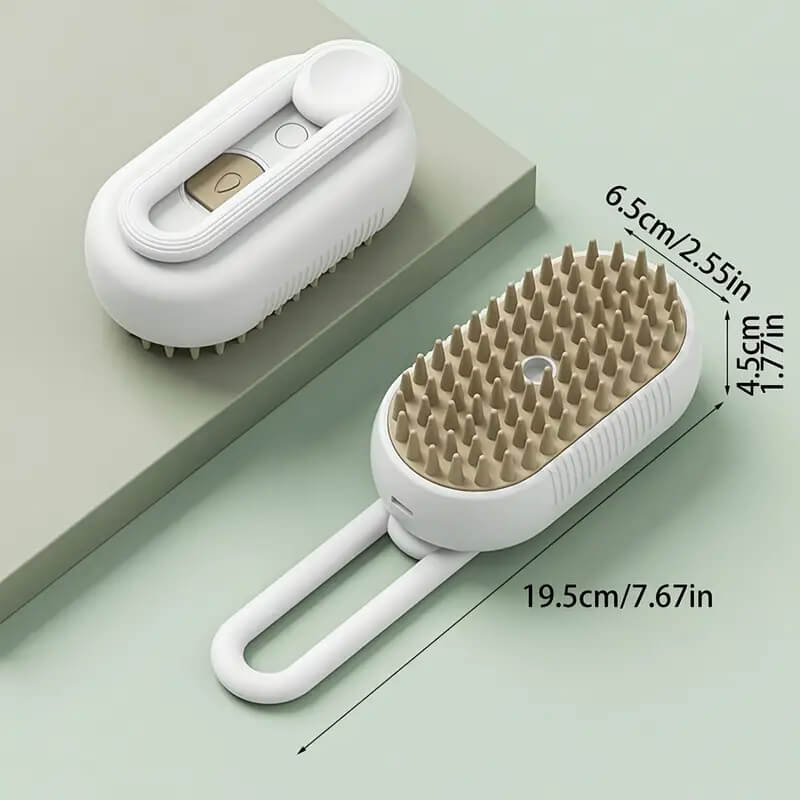Steamy Electric Spray Pet Hair Brush