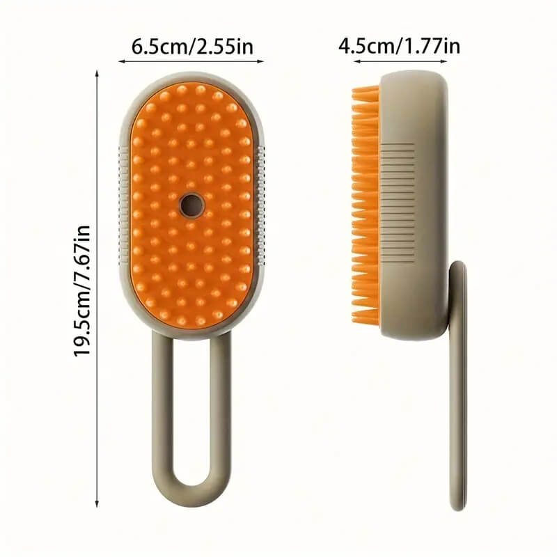 Steamy Electric Spray Pet Hair Brush