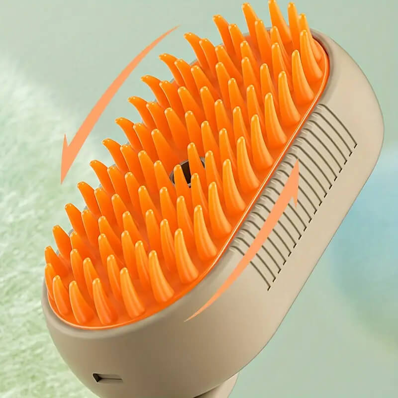 Steamy Electric Spray Pet Hair Brush