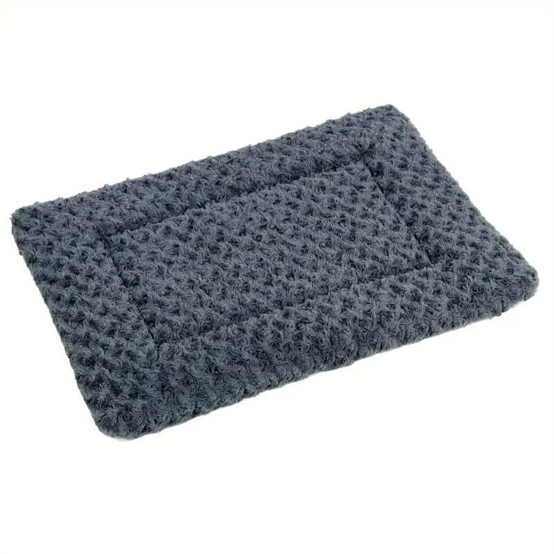 Rose Velvet Washable Dual-use Pet Crate Bed