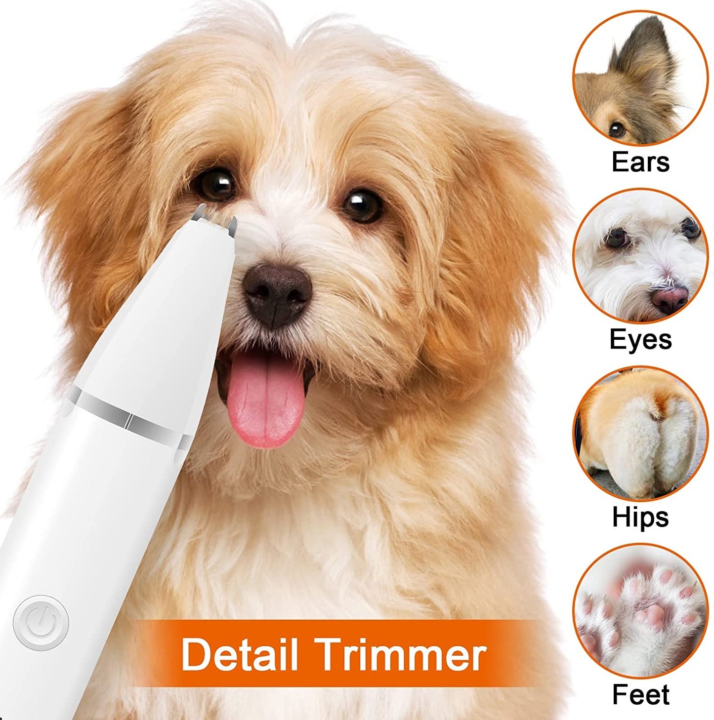4 in 1 Dog Cat Clipper Hair Trimmer Nail Grinder Kit