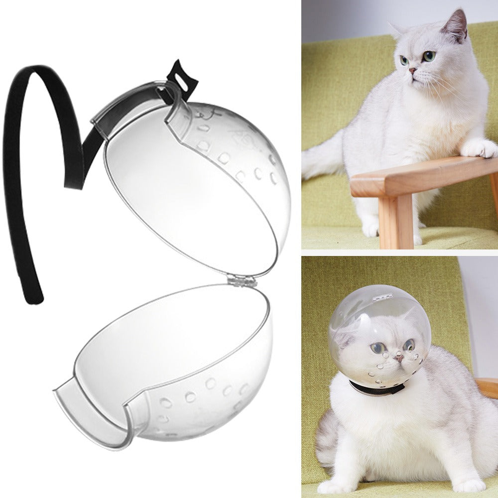Anti-Bite Breathable Cat Space Hood Mask