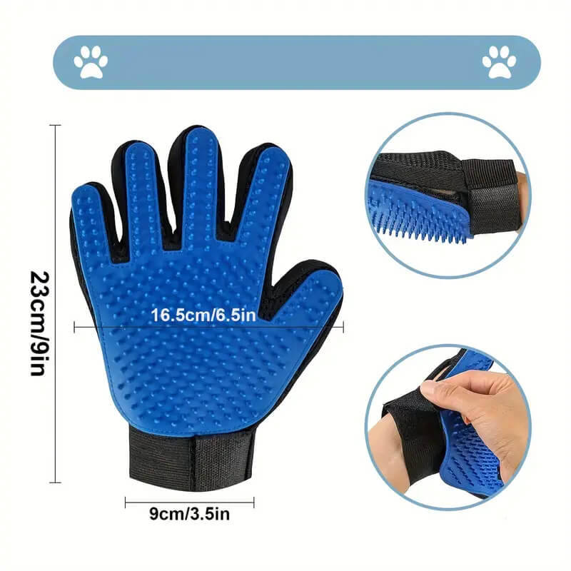 dog cat grooming gloves