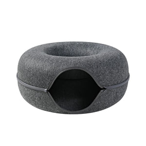 Cat Tunnel Bed, Cat Cave Bed ,Peekaboo Beds for Indoor Cat