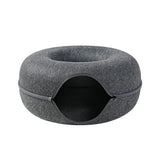 Cat Tunnel Bed, Cat Cave Bed ,Peekaboo Beds for Indoor Cat