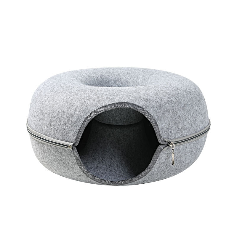 Cat Tunnel Bed, Cat Cave Bed ,Peekaboo Beds for Indoor Cat