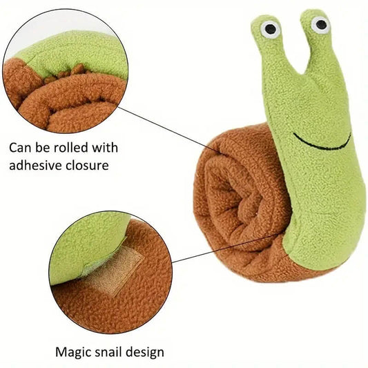 Interactive Snail Shaped Dog Slow Feeder Toy