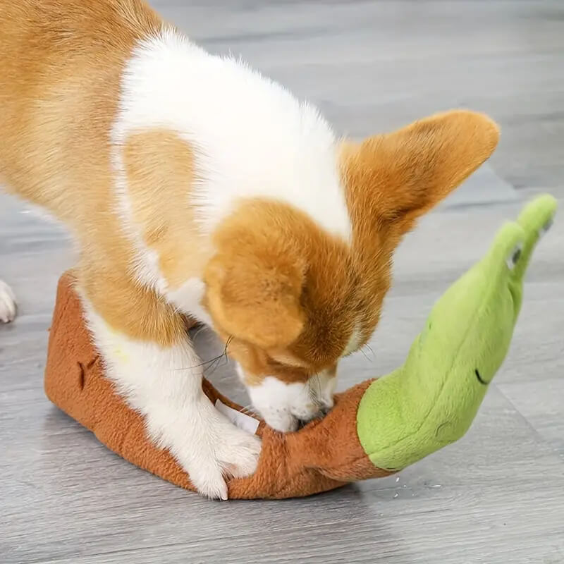 Interactive Snail Shaped Dog Slow Feeder Toy
