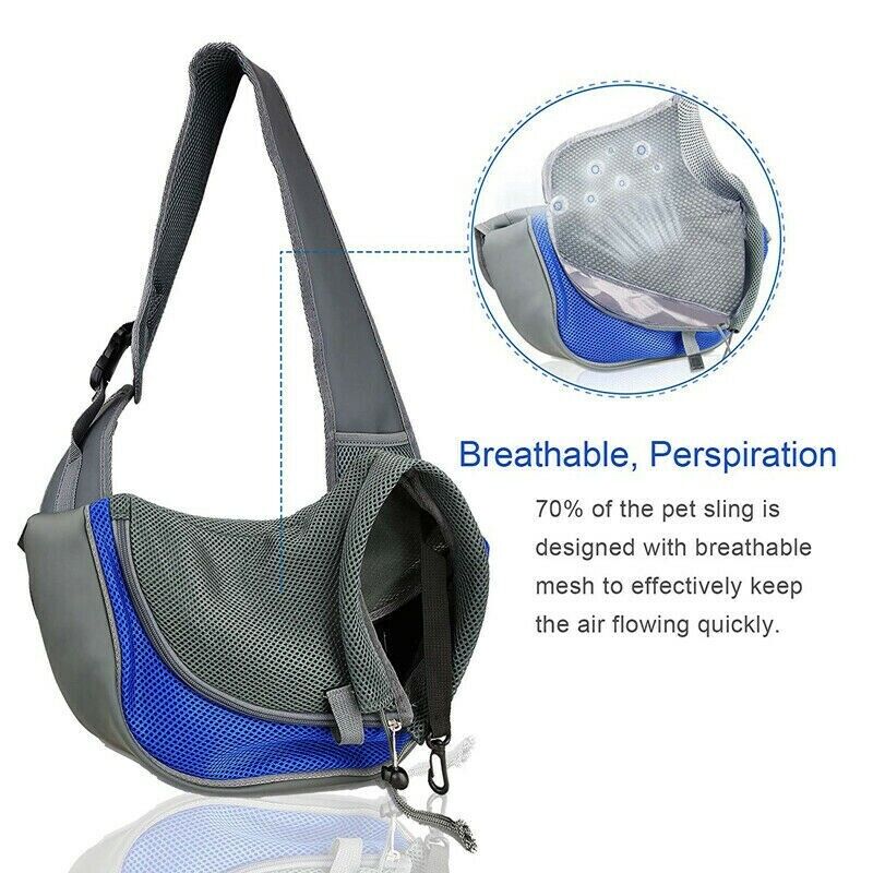 Outdoor Travel Mesh Oxford Pet Puppy Carrier Shoulder Bag