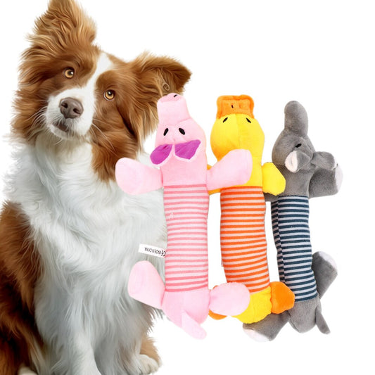 Squeak Chew Sound Dolls Plush Pet Toy