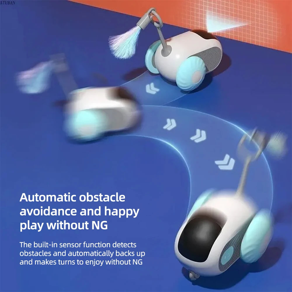 Smart Remote Control Automatic Moving  Car Cat Toy