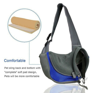 Outdoor Travel Mesh Oxford Pet Puppy Carrier Shoulder Bag