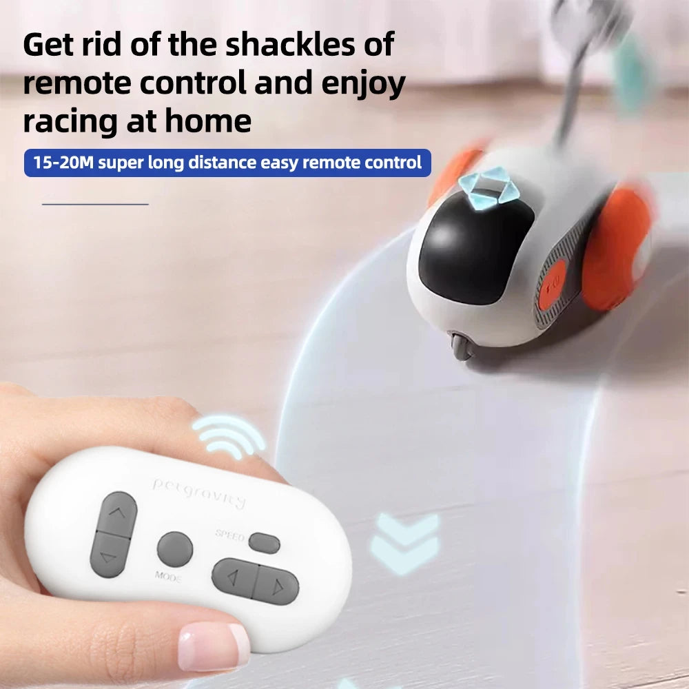 Smart Remote Control Automatic Moving  Car Cat Toy