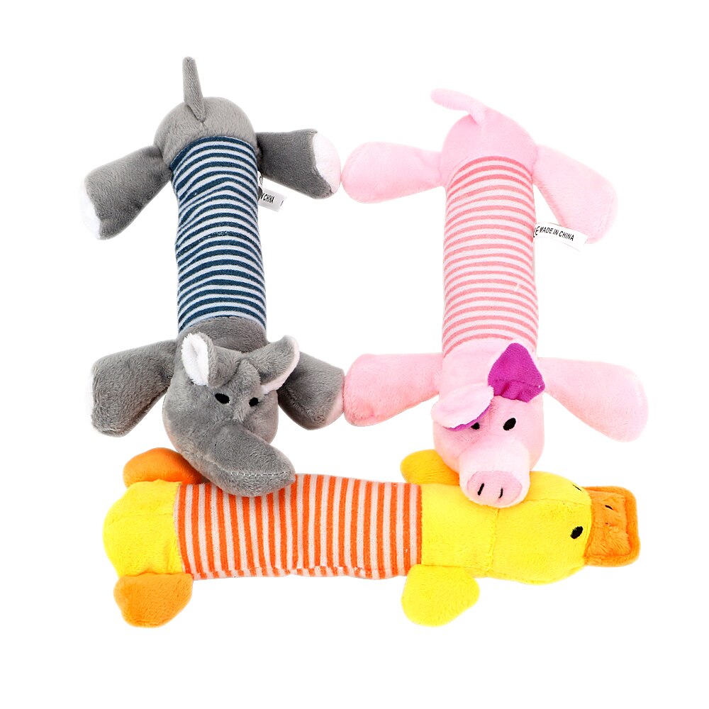 Squeak Chew Sound Dolls Plush Pet Toy