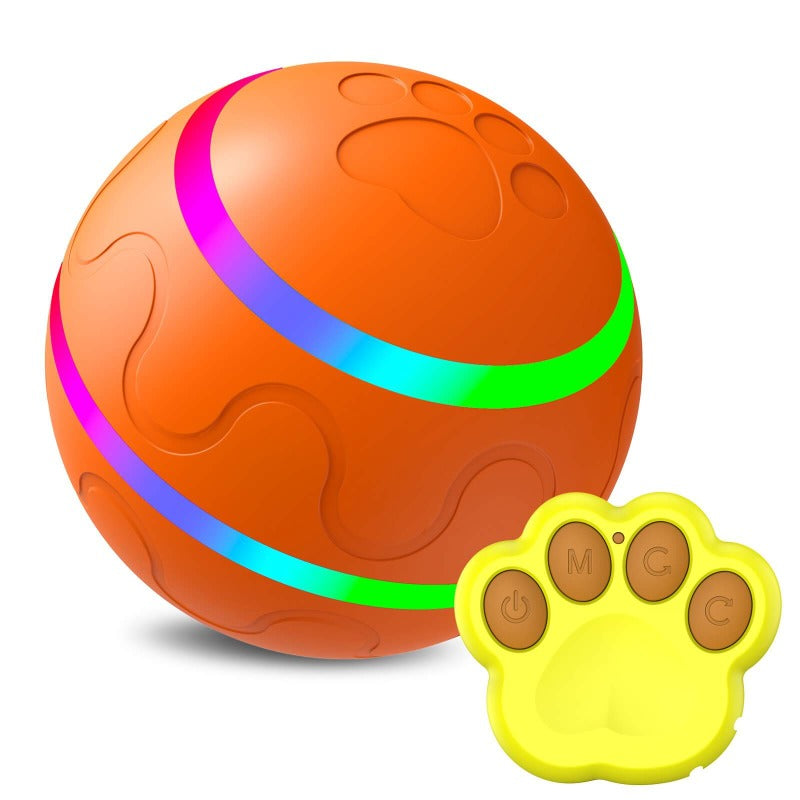 Smart Flash Rotating Jumping Rolling Pet Toy Ball