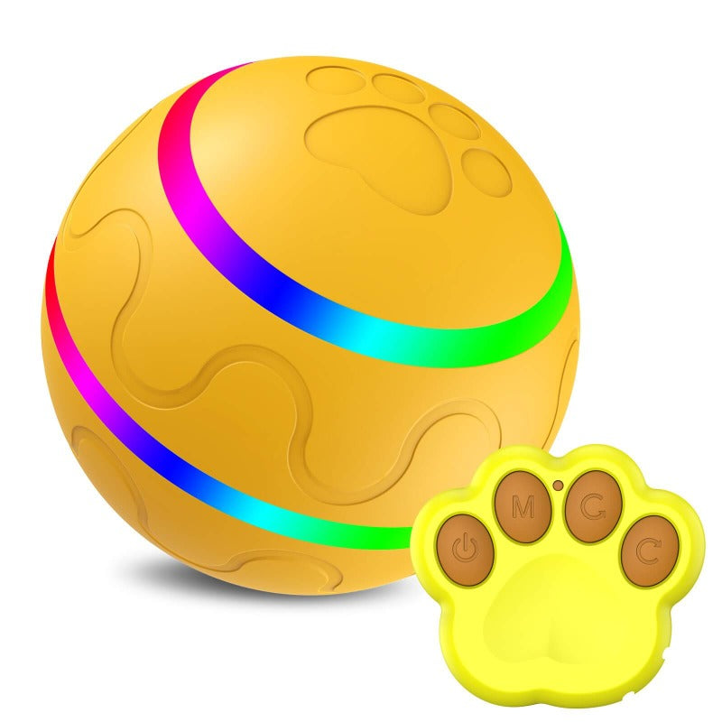 Smart Flash Rotating Jumping Rolling Pet Toy Ball