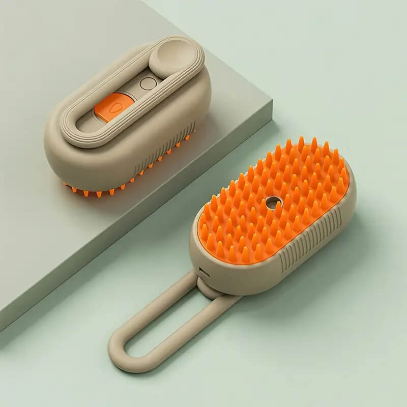 Steamy Electric Spray Pet Hair Brush