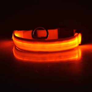 Usb Charging Glowing Led Adjustable Dog Collar