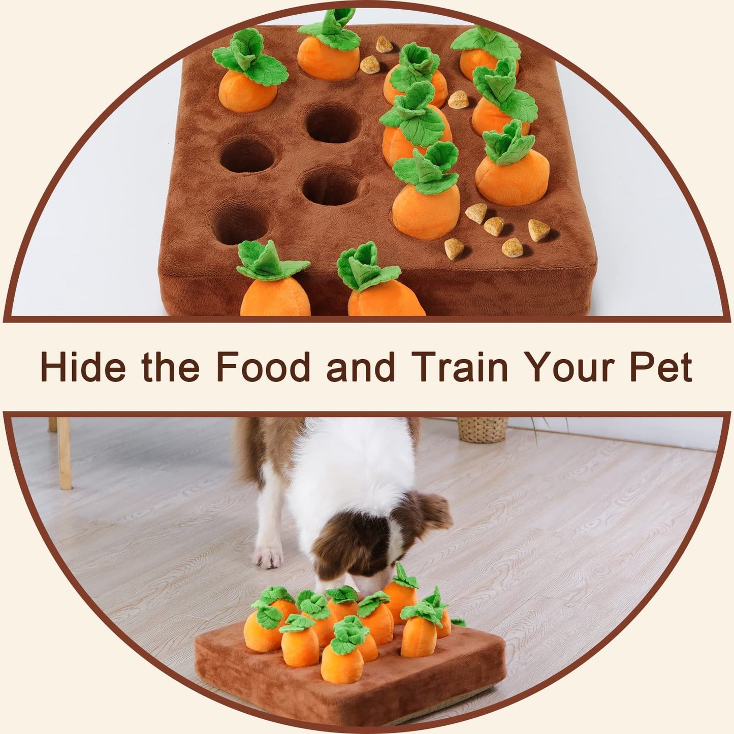 Carrot Farm Dog Chew Sniff Toys