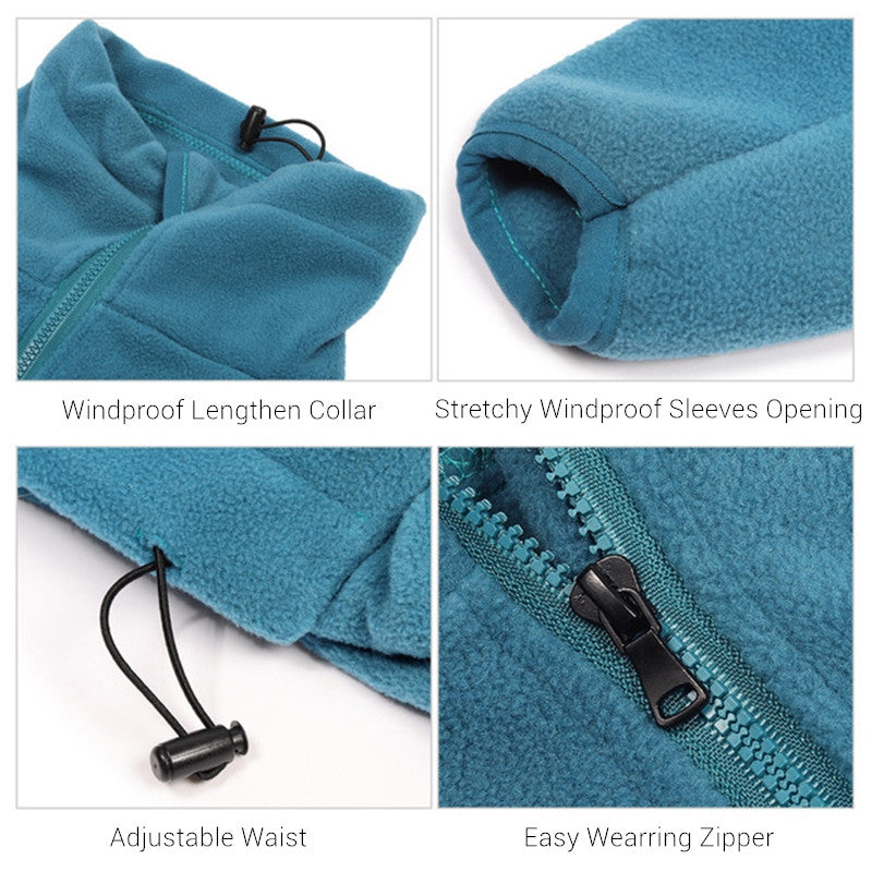 Fleece Warm Jacket For Dogs