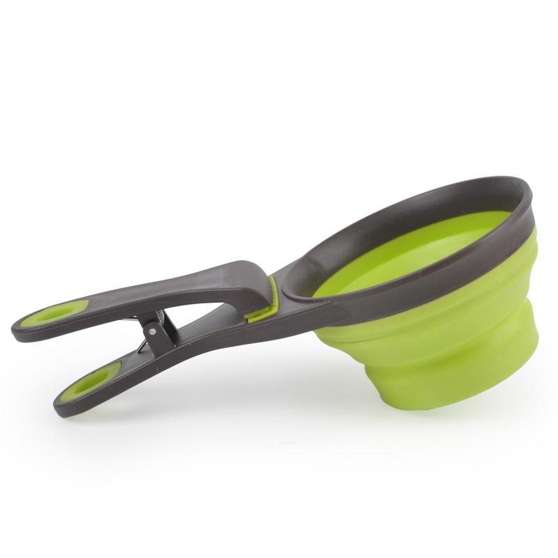 Collapsible Pet Scoop Silicone Measuring Cups