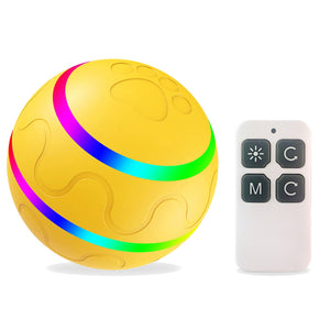 Smart Flash Rotating Jumping Rolling Pet Toy Ball