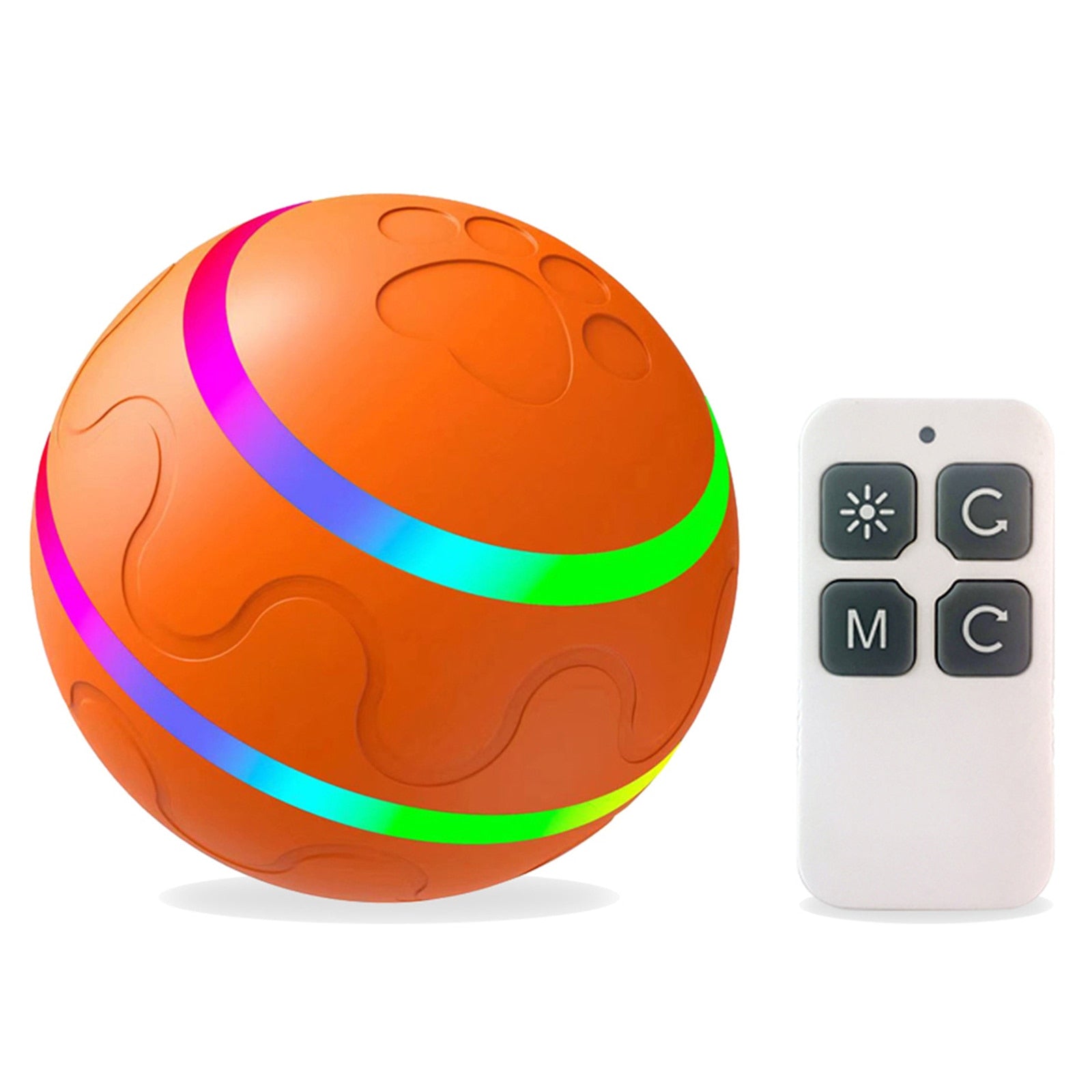 Smart Flash Rotating Jumping Rolling Pet Toy Ball