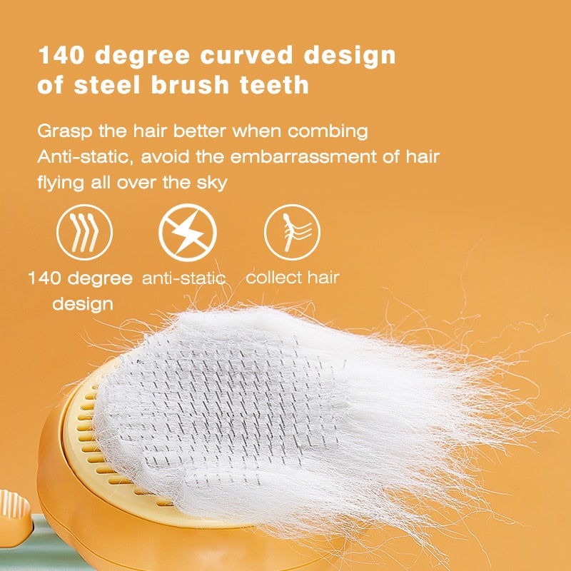 Pumpkin Pet Grooming Brush