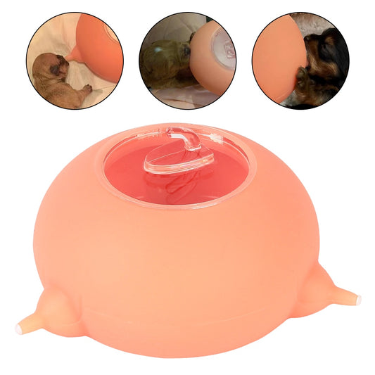 Silicone Simulation Nipples Pet Feeder
