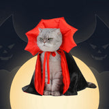 Cute Halloween Pet Costumes Vampire Cloak