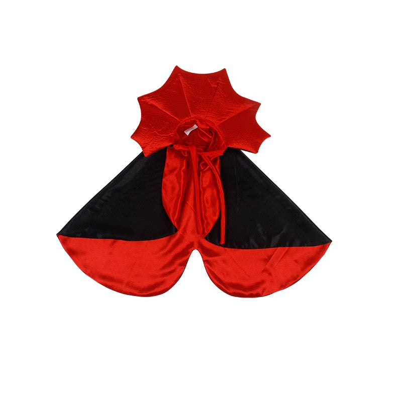 Cute Halloween Pet Costumes Vampire Cloak