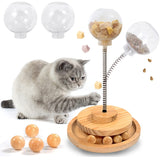 Turntable Spring Leaking Ball Cat Toy