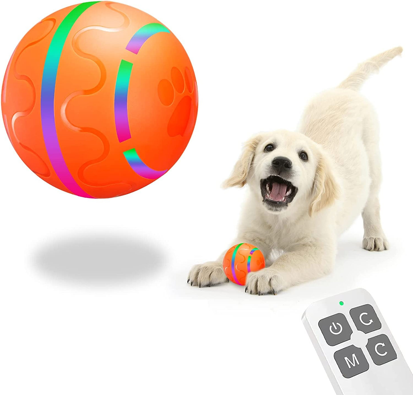 Smart Flash Rotating Jumping Rolling Pet Toy Ball