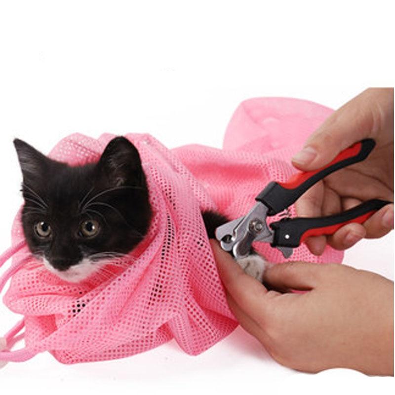 Mesh Bathing Cat Bag