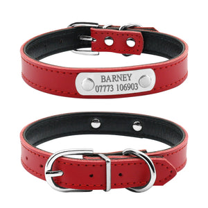 Custom Leather Cat Collar