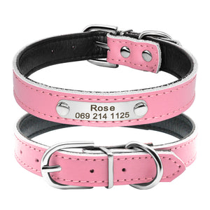 Custom Leather Cat Collar