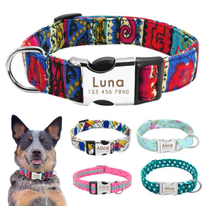 POD Custom Nylon Pet Collar