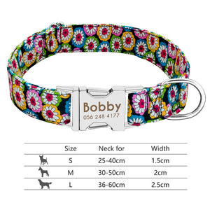 POD Custom Nylon Pet Collar