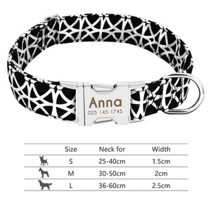POD Custom Nylon Pet Collar