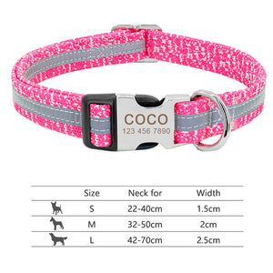 POD Custom Nylon Pet Collar