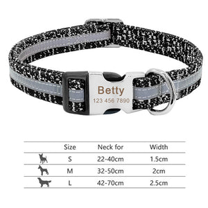 POD Custom Nylon Pet Collar