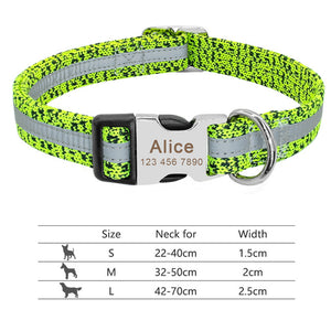 POD Custom Nylon Pet Collar