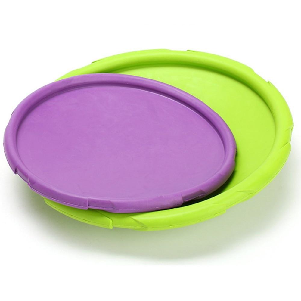 Soft Rubber Frisbee Dog Chew Toys