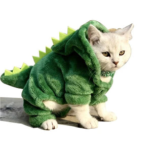 Dinosaur Hoodies For Cat Dog