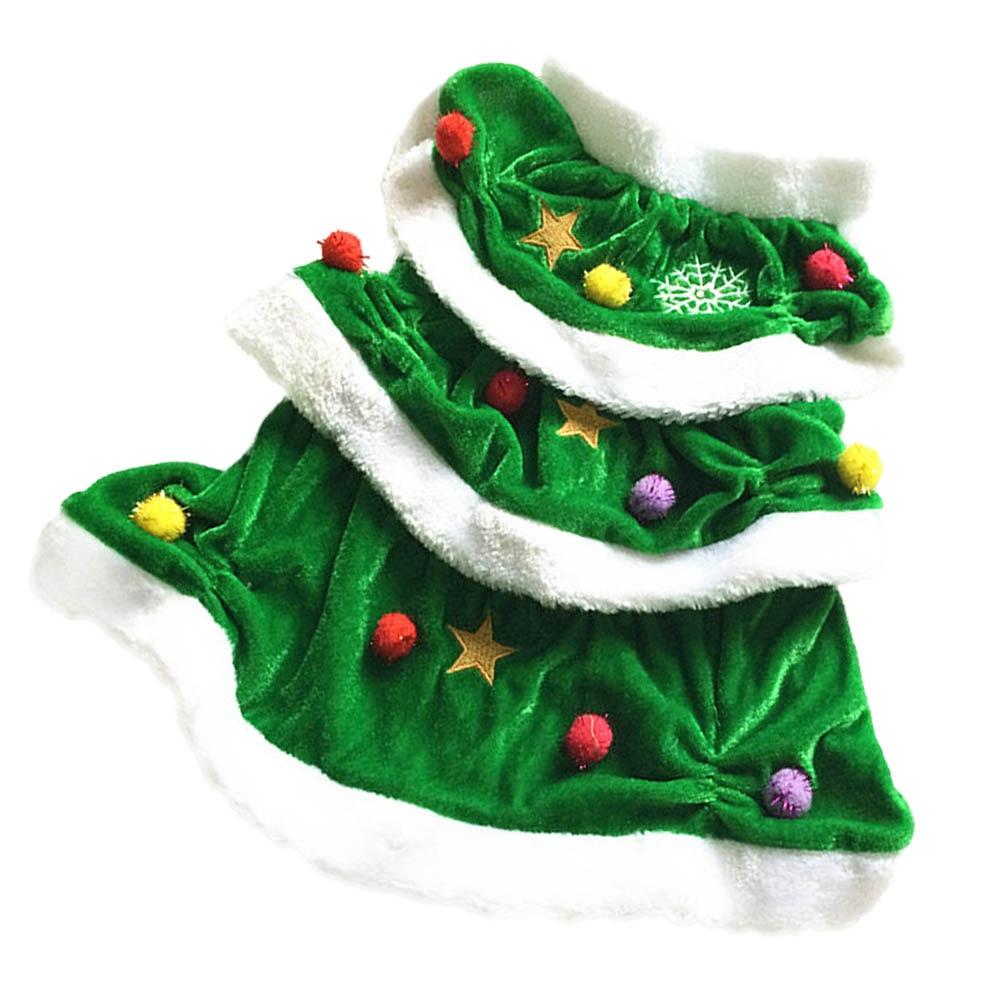 Christmas Tree Shaped Dog Clothes