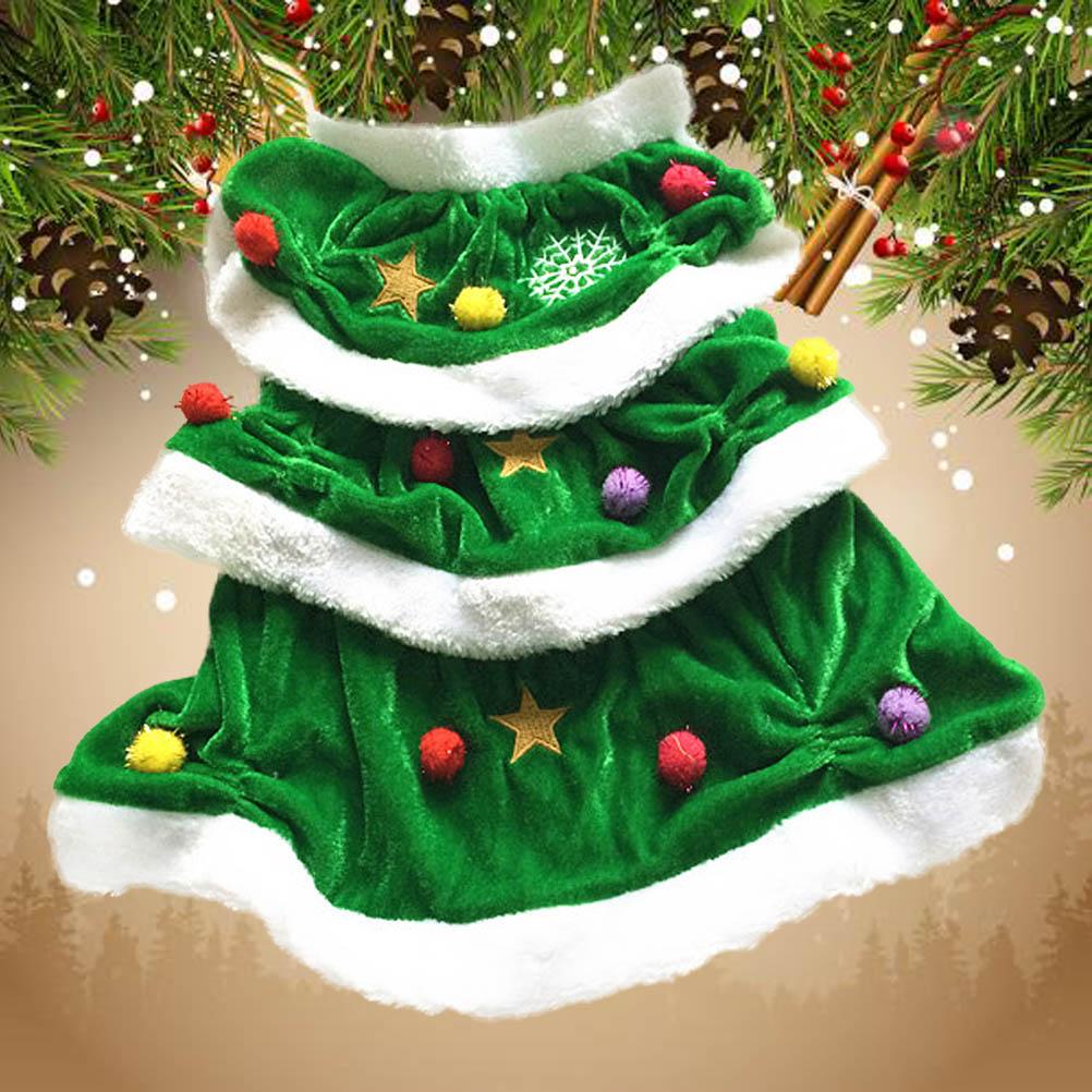 Christmas Tree Shaped Dog Clothes